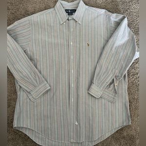 Ralph Lauren Polo Yarmouth button down 171/2-35 xxl. NEW Oxford